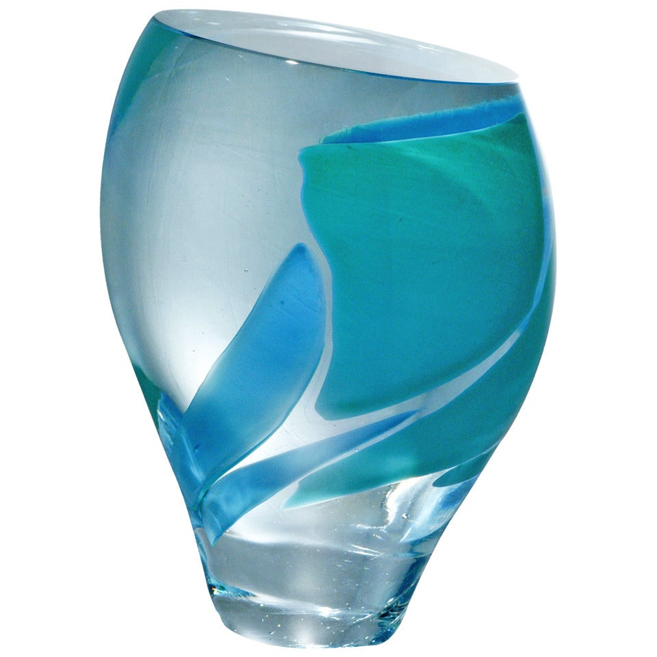 Glass Object by A.D. Copier - Maker Gary Beecham, Studio Harvey Littleton For Sale