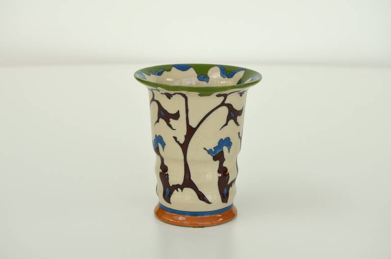 20th Century Theo Colenbrander Art Deco Vase for Ram Pottery, Decor Rank 