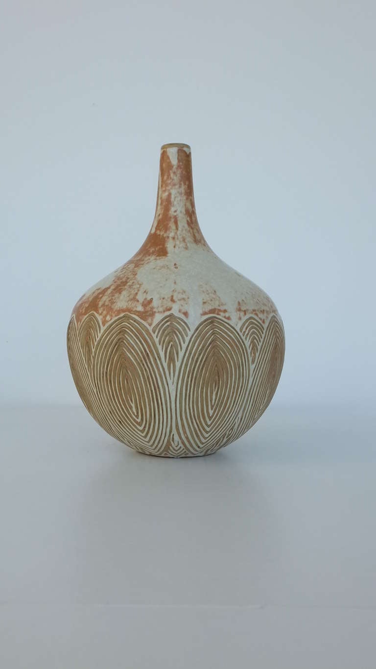 Scandinavian Modern Axel Salto Vase for Royal Copenhagen 1930s