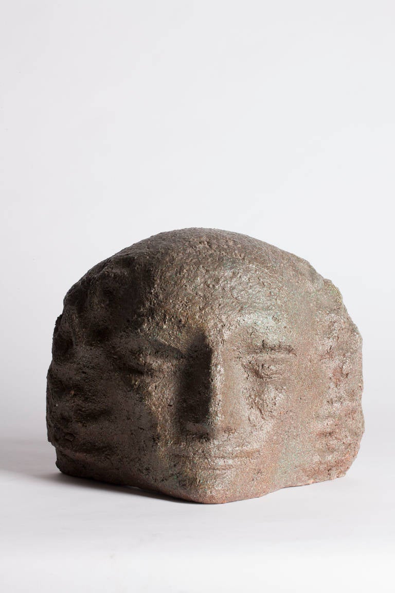 Dutch John Rädecker Unique Amsterdam School Mask in Cooperation with Bert Nienhuis For Sale