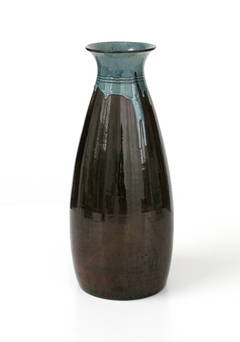 W.C. Brouwer, Very Large Ceramic Vase With Drip Glaze, ca. 1910