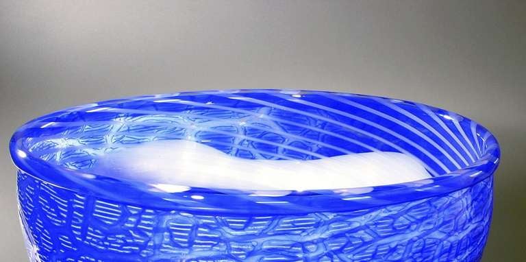 Studio Glass Bowl One-Off by A.D. Copier and Lino Tagliapietra 1990 1