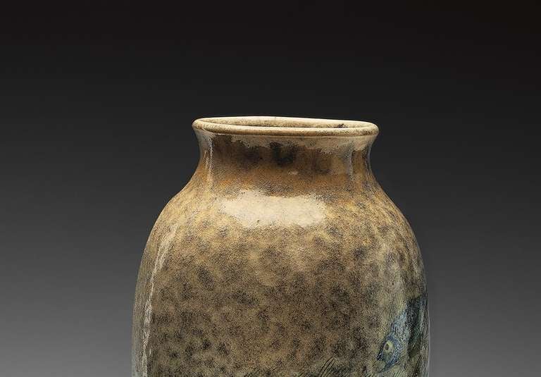 20th Century Chris Lanooy, Experimental Gouda Vase, Art Nouveau