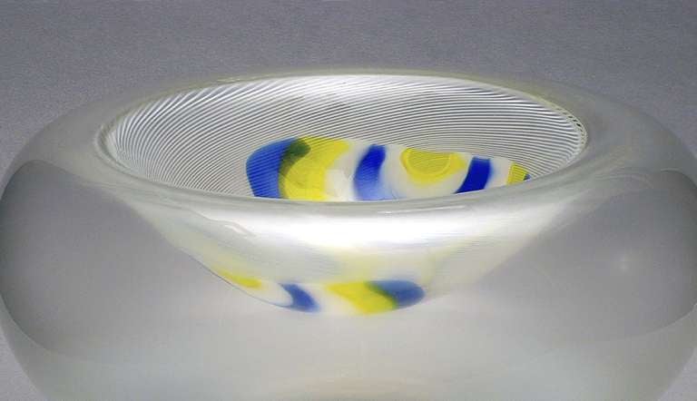 Murano Studio Glass One-Off by Andries Dirk Copier and Lino Tagliapietra, 1981 In Excellent Condition For Sale In Amstelveen, NL
