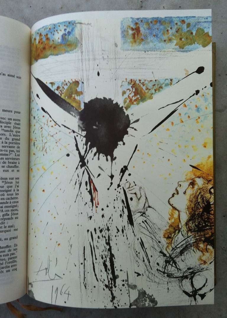 Salvador Dali, illustrated Bible with 40 full page illustrations by Dali 2