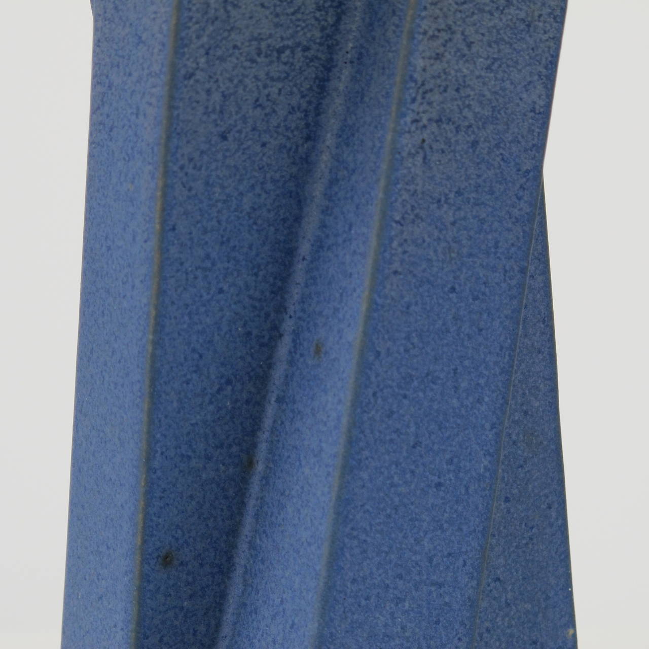 Modern Jan van der Vaart Blue Porcelain Vase, Avant-Garde Pottery For Sale