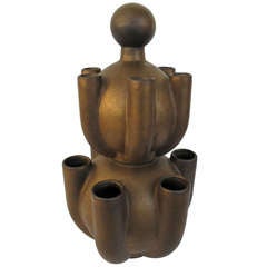 Modern Tulip Vase by Ceramist Jan Van Der Vaart, 20th Century