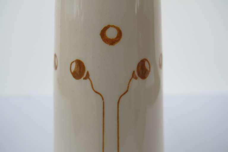 Lovely Art Nouveau Vase by Haga Pottery, Purmerend 1