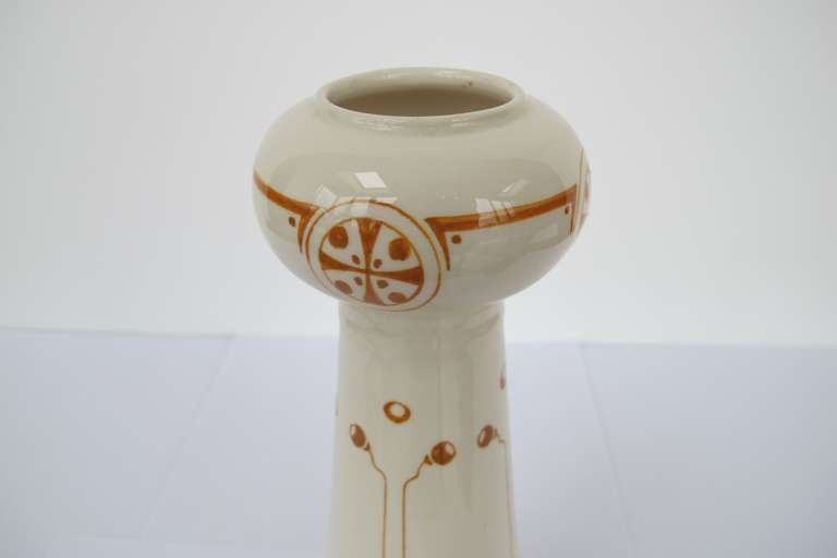 20th Century Lovely Art Nouveau Vase by Haga Pottery, Purmerend
