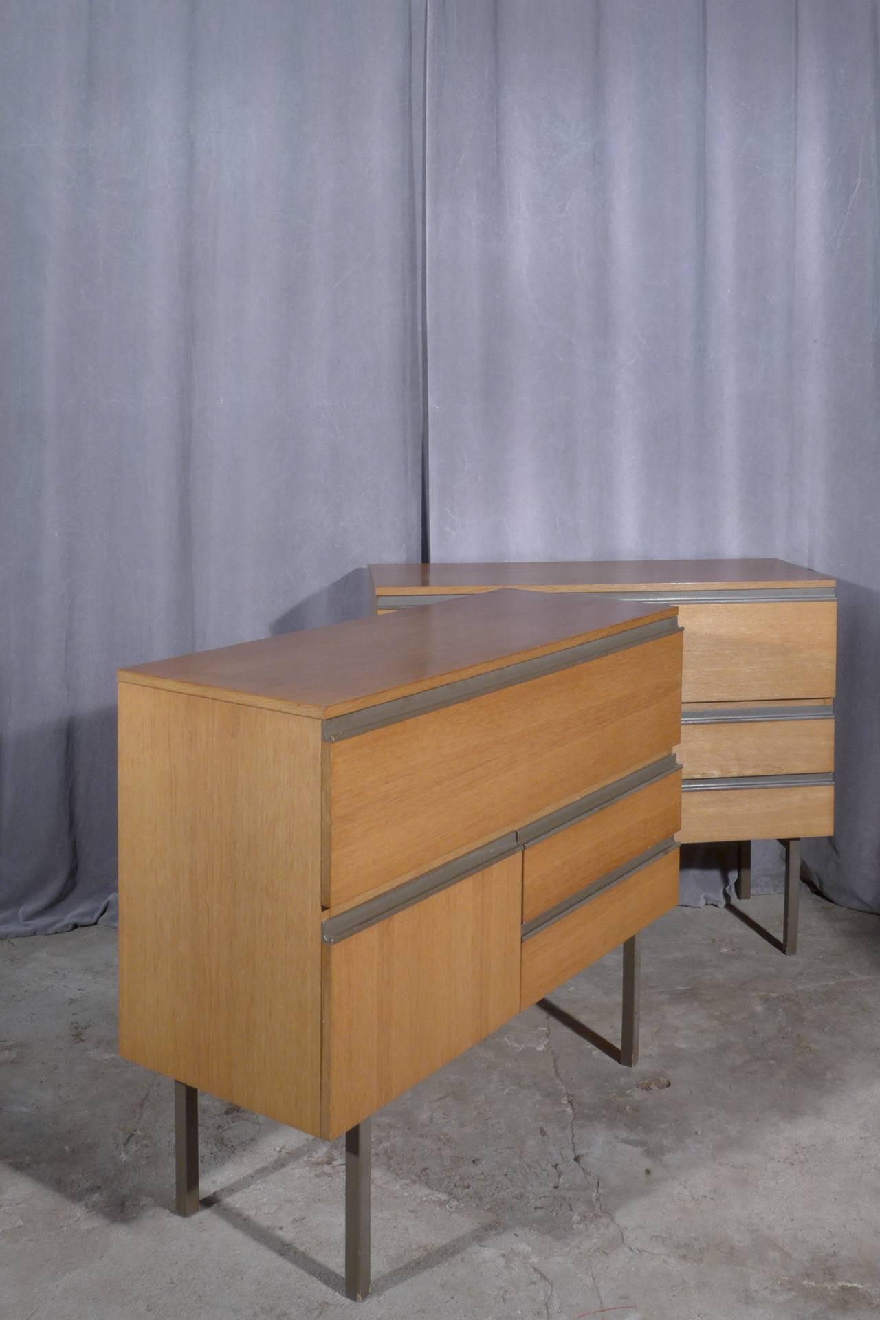 Pair of Chests of Drawers in the Style of Gio Ponti 1