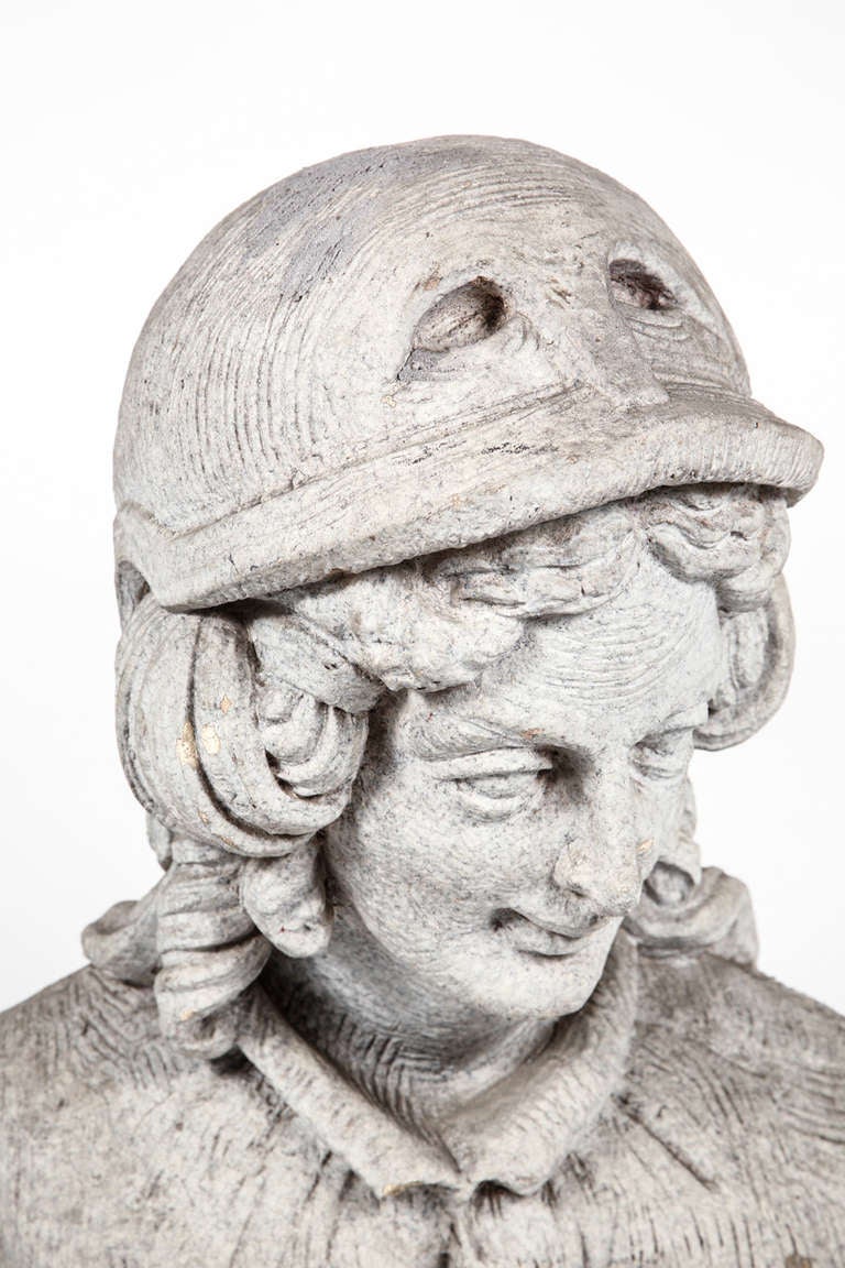 Terracotta Figural Busts of a Man and Woman For Sale 2