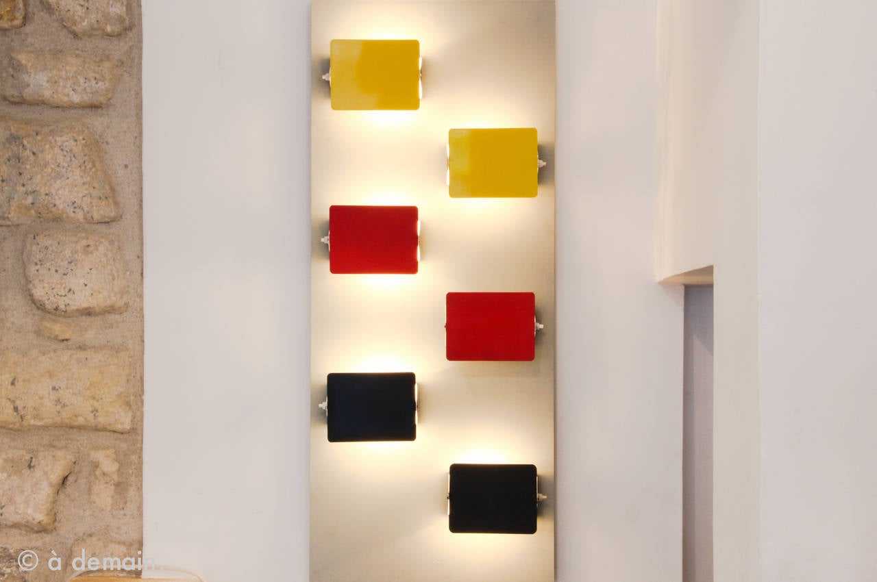 This mountain lady is one the greatest designer of the 20th century. She spent 20 years working at the huge architectural project of Les Arcs Ski Resort in Savoie, France. Those wall lamps called CP1 are one the lighting Charlotte Perriand designed