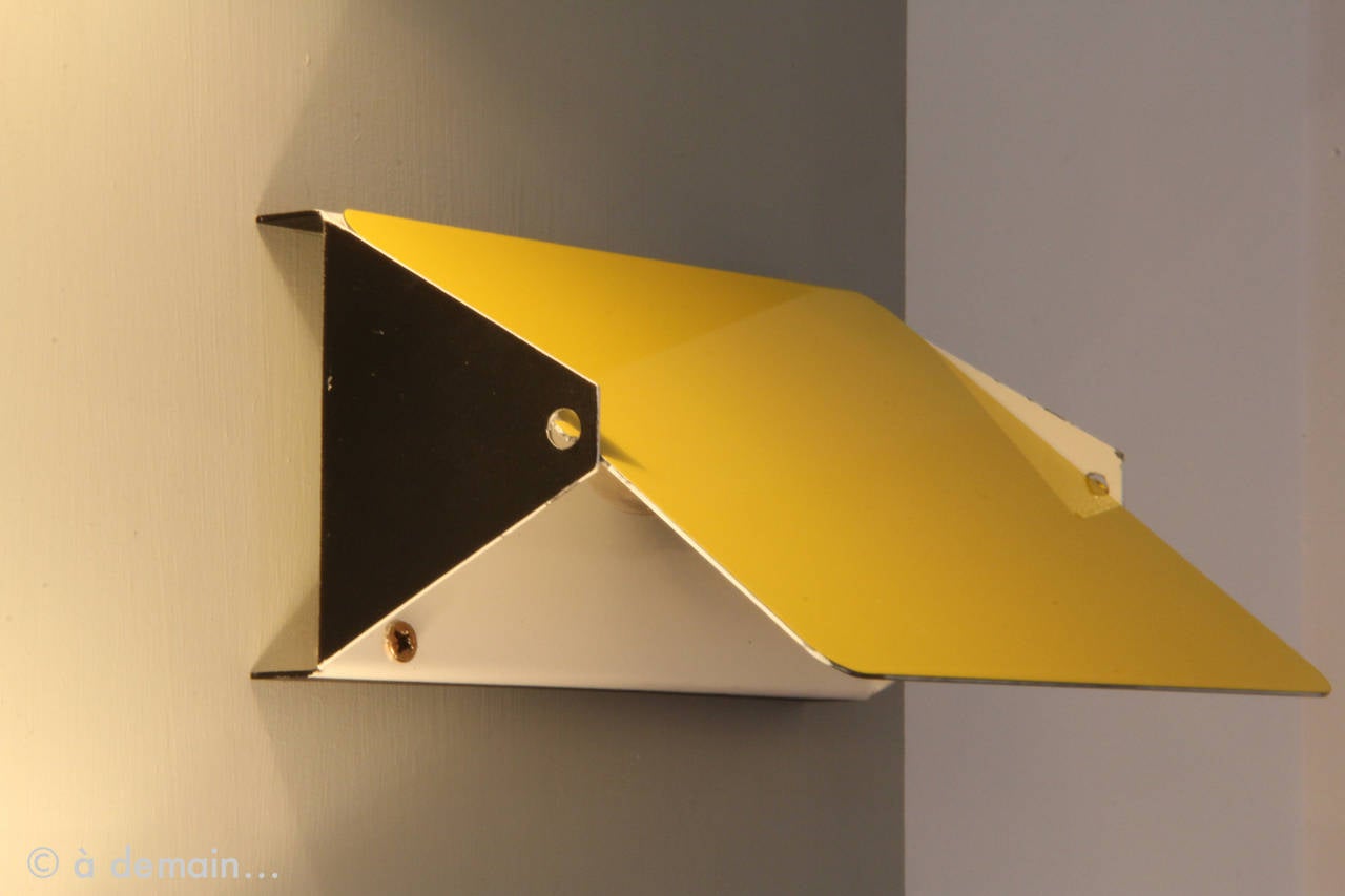 Six CP1 Wall Lamps by Charlotte Perriand for Les Arcs Ski Resort from 1960s 2