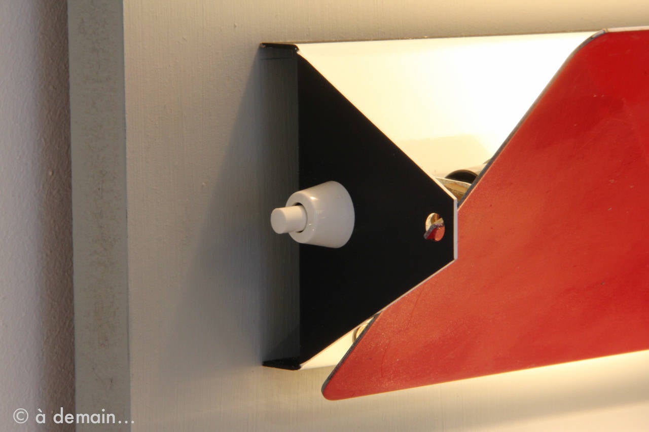 Six CP1 Wall Lamps by Charlotte Perriand for Les Arcs Ski Resort from 1960s 3