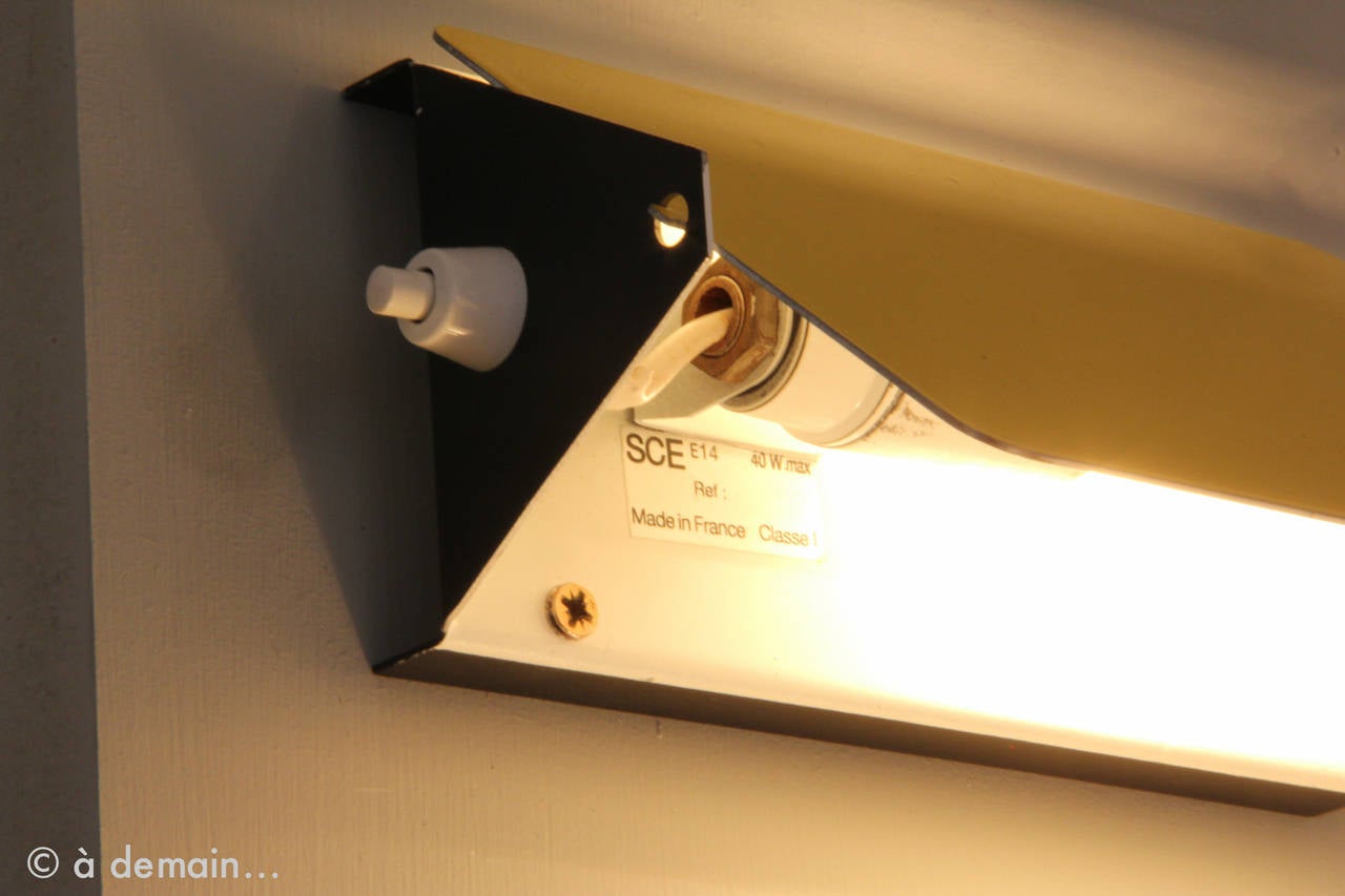 Six CP1 Wall Lamps by Charlotte Perriand for Les Arcs Ski Resort from 1960s 4