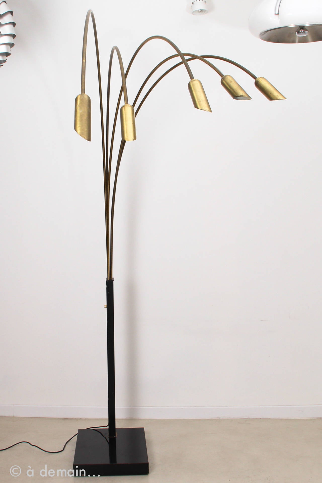 Mid-20th Century Extra Large Floor Lamp from the 1950s