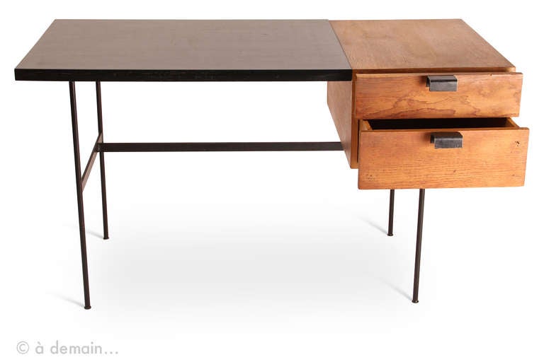 French CM 141 Desk by Pierre Paulin for Thonet, 1954