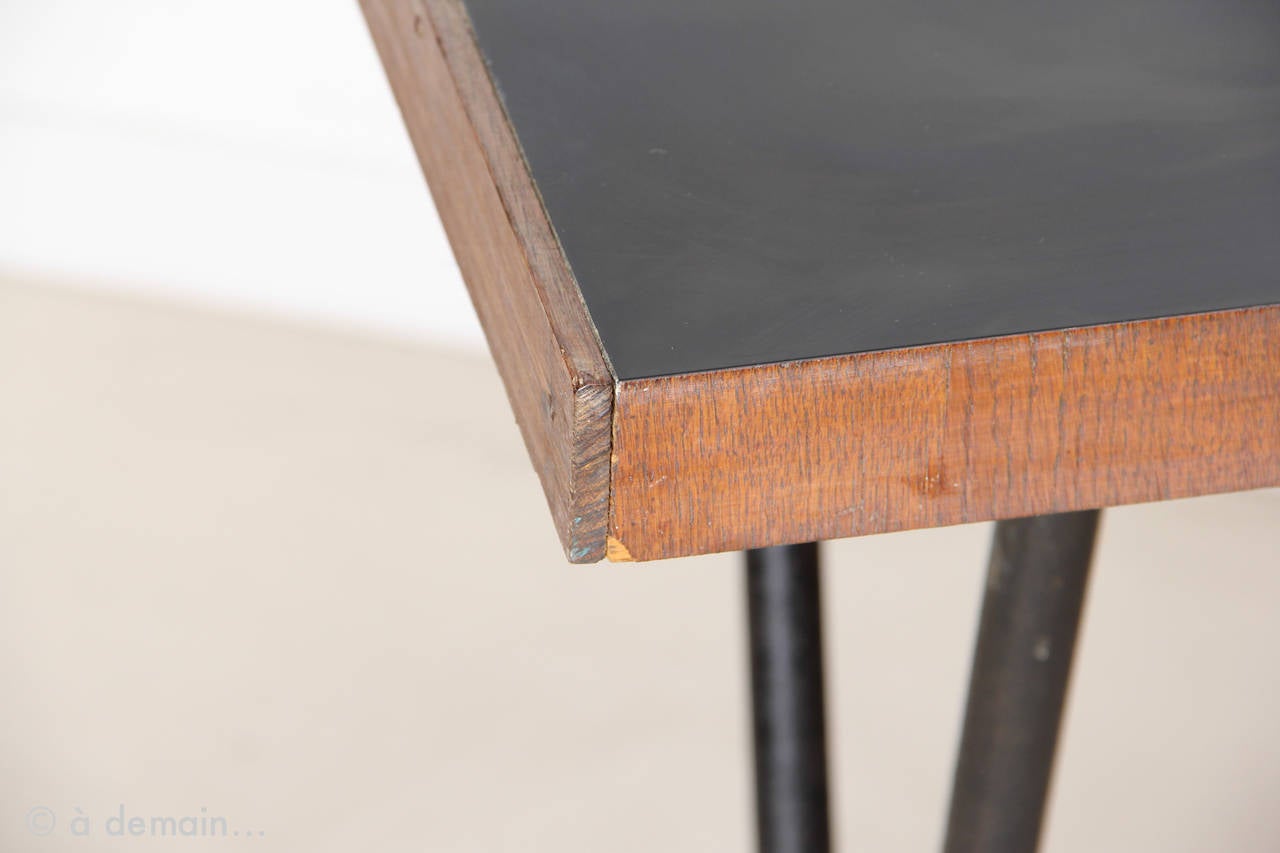 1950s Desk with Seven Sliding Shelves In Good Condition In Paris, FR