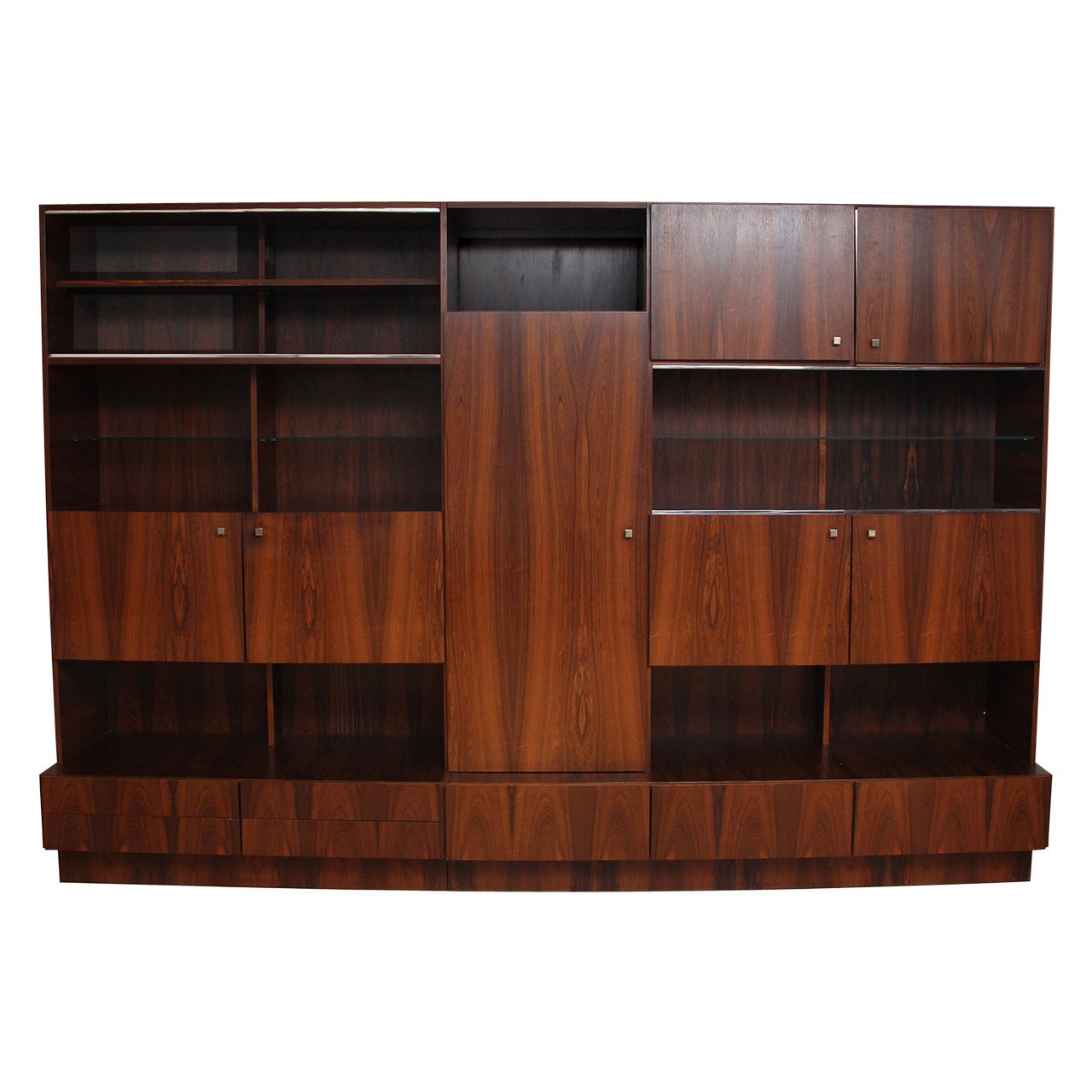 1960s Extra Large Danish Rosewood Bookcase
