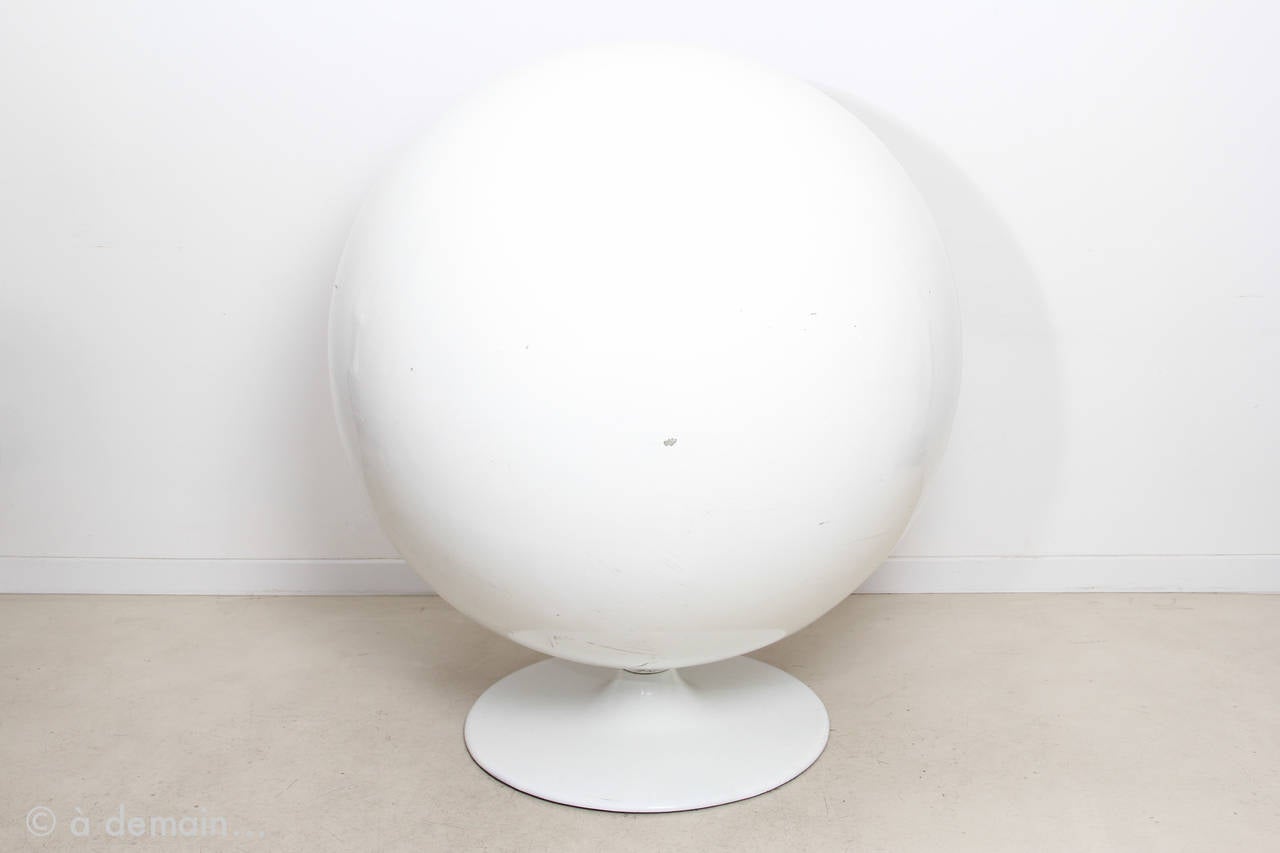 Finnish Ball Chair Designed by Eero Aarnio and Produced by Asko in 1963