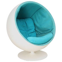 Vintage Ball Chair Designed by Eero Aarnio and Produced by Asko in 1963
