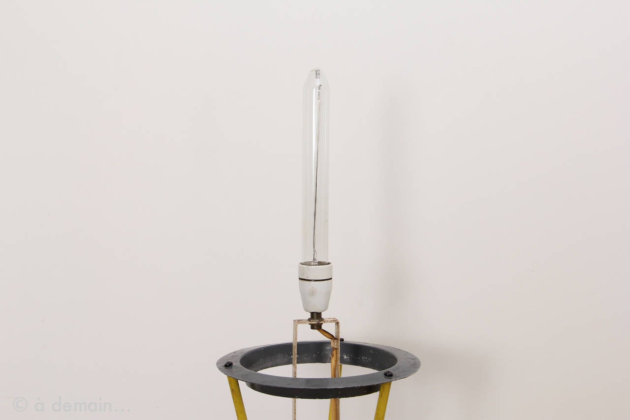 Large Perfolux Floor Lamp Produced by Hiemstra Evolux, 1954 For Sale 2