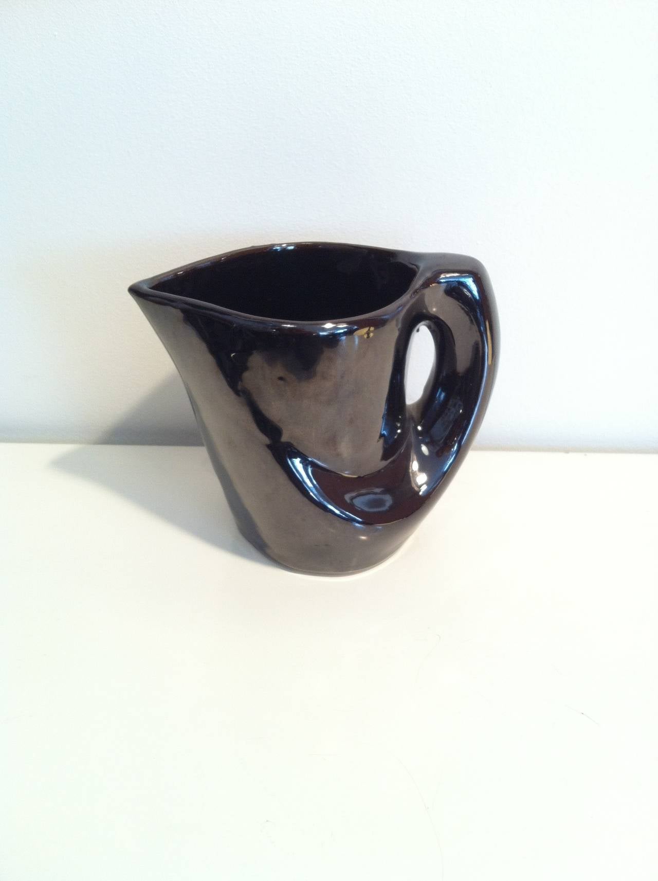 Ceramic 1960s Vallauris Coffee Set with 12 Pieces
