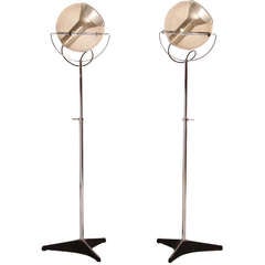 Pair of Raak Adjustable Floor Lamps "Globe 2000" by Frank Ligtelijn 1961