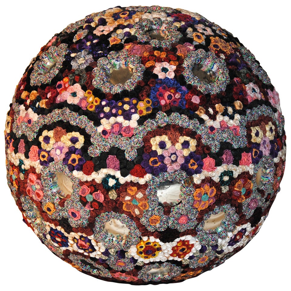 1990s Yves Marthelot Exquisite Millifiori Ball For Sale