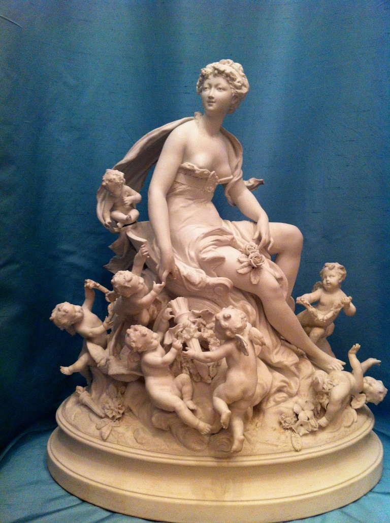 19th Century French Porcelain Group