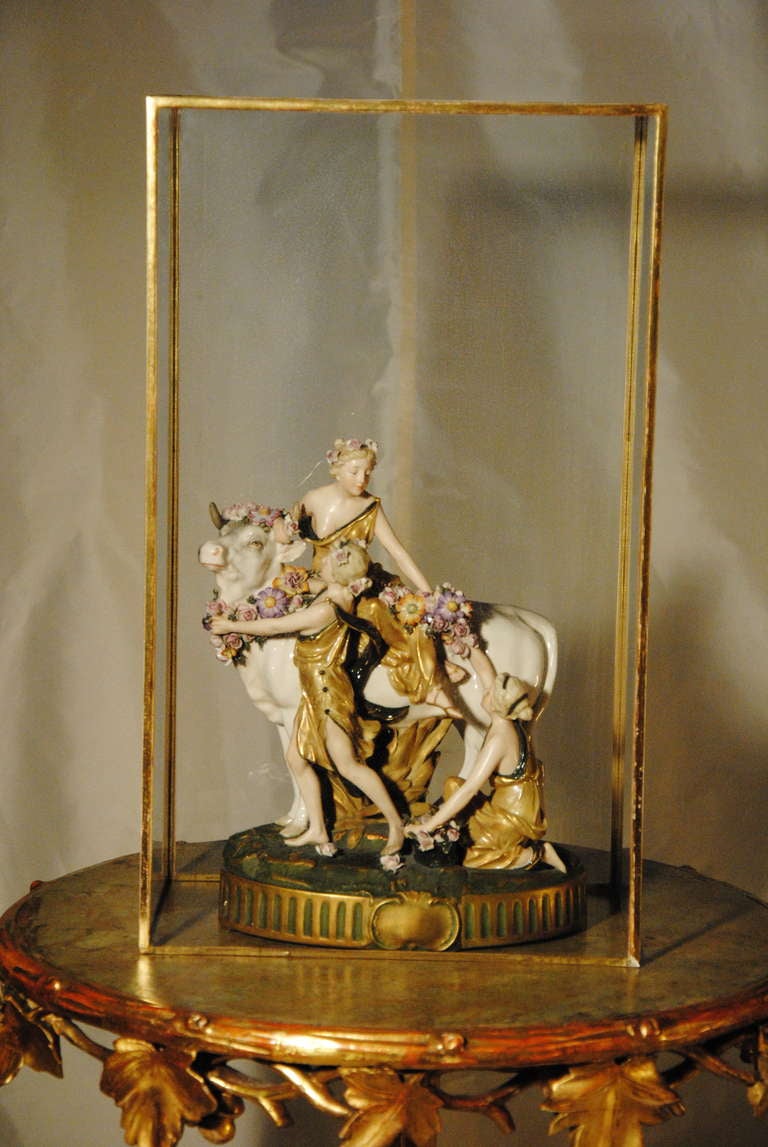 19th Century Porcelain Group Figuring the Myth of  'Europe' For Sale 4