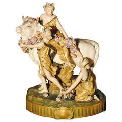 19th Century Porcelain Group Figuring the Myth of  'Europe'