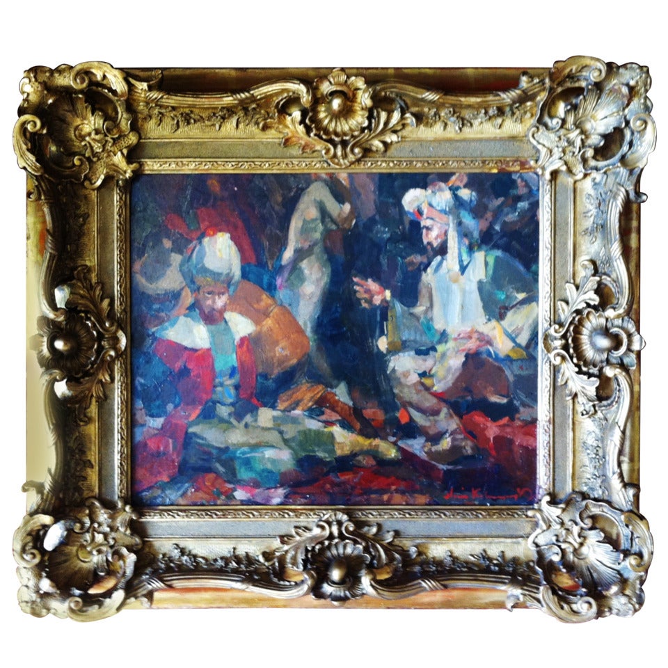 Naci Kalmukoglu ( 1896 - 1951), orientalische Szene
