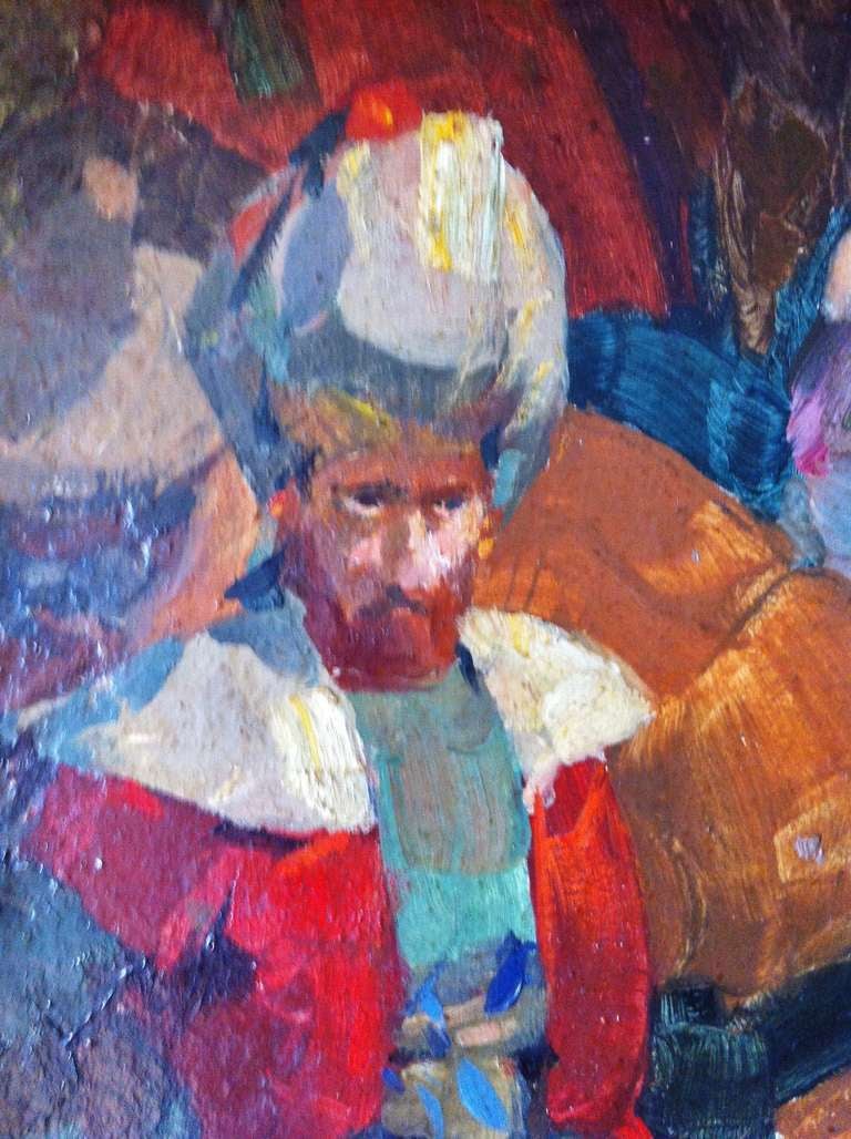 Naci Kalmukoglu ( 1896 - 1951), orientalist scene 1