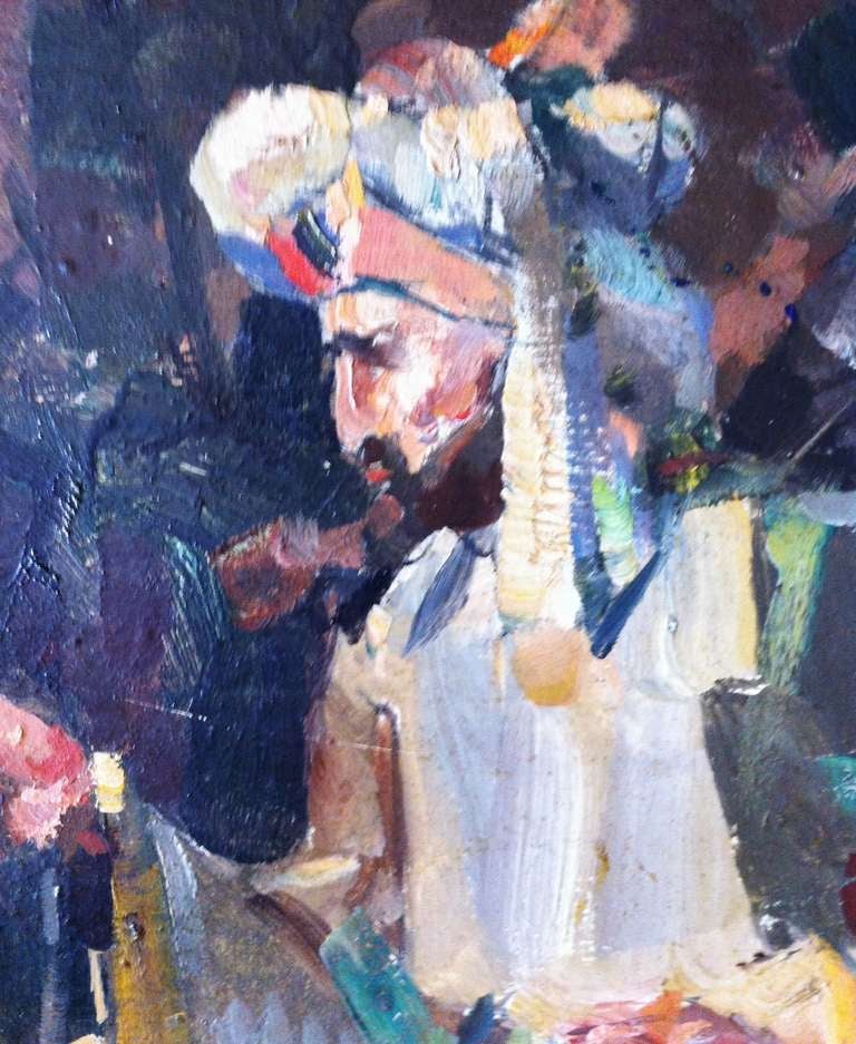 Naci Kalmukoglu ( 1896 - 1951), orientalische Szene 2