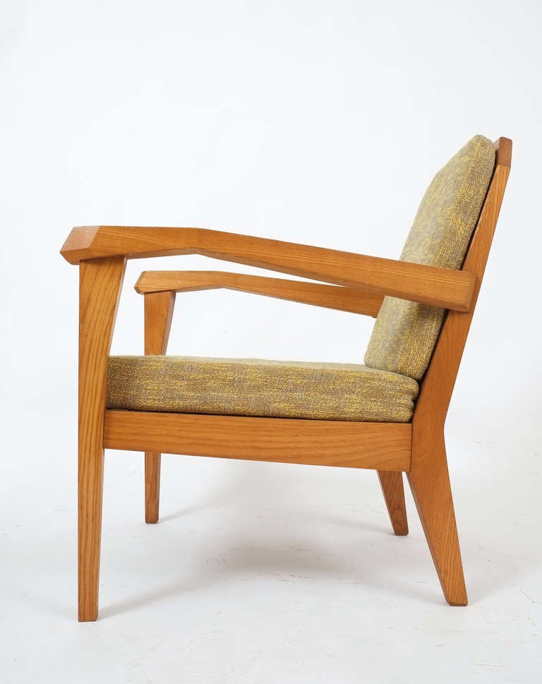 Ash Elegant 1920s Pair of Felix Kayser Attributed Easy Chairs, Bauhaus