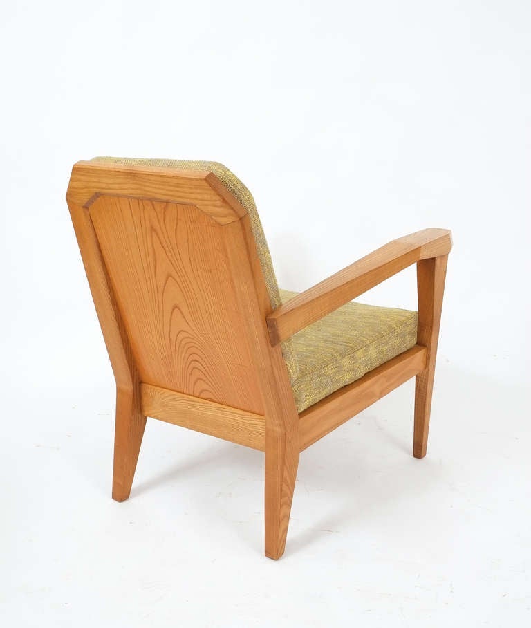 Elegant 1920s Pair of Felix Kayser Attributed Easy Chairs, Bauhaus 1