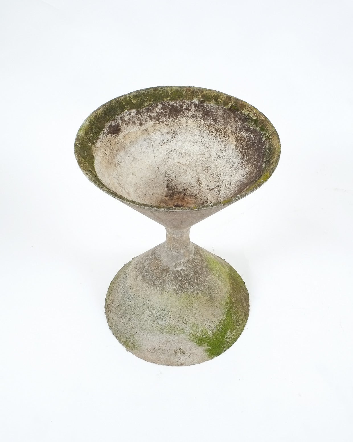 Swiss Willy Guhl Hourglass Concrete Planter