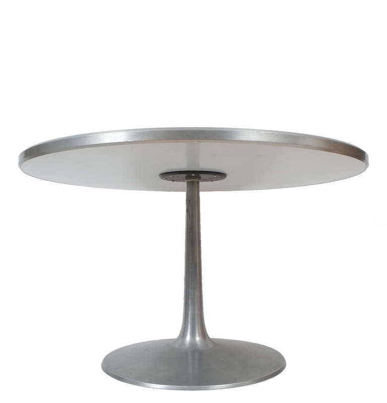 Poul Cadovius 1960 Scandinavian Round Breakfast or Dining Table