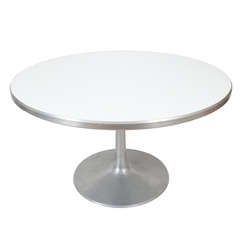 Poul Cadovius 1960 Scandinavian Round Breakfast or Dining Table
