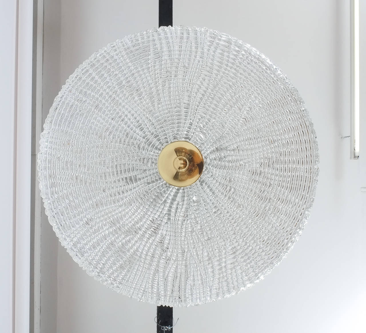 Austrian Petite Bakalowits Pendant Lamp with delicate Bead Inlays