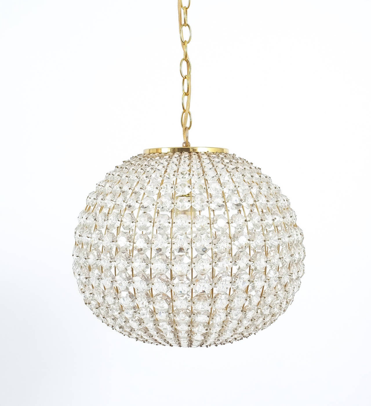 large ball chandelier