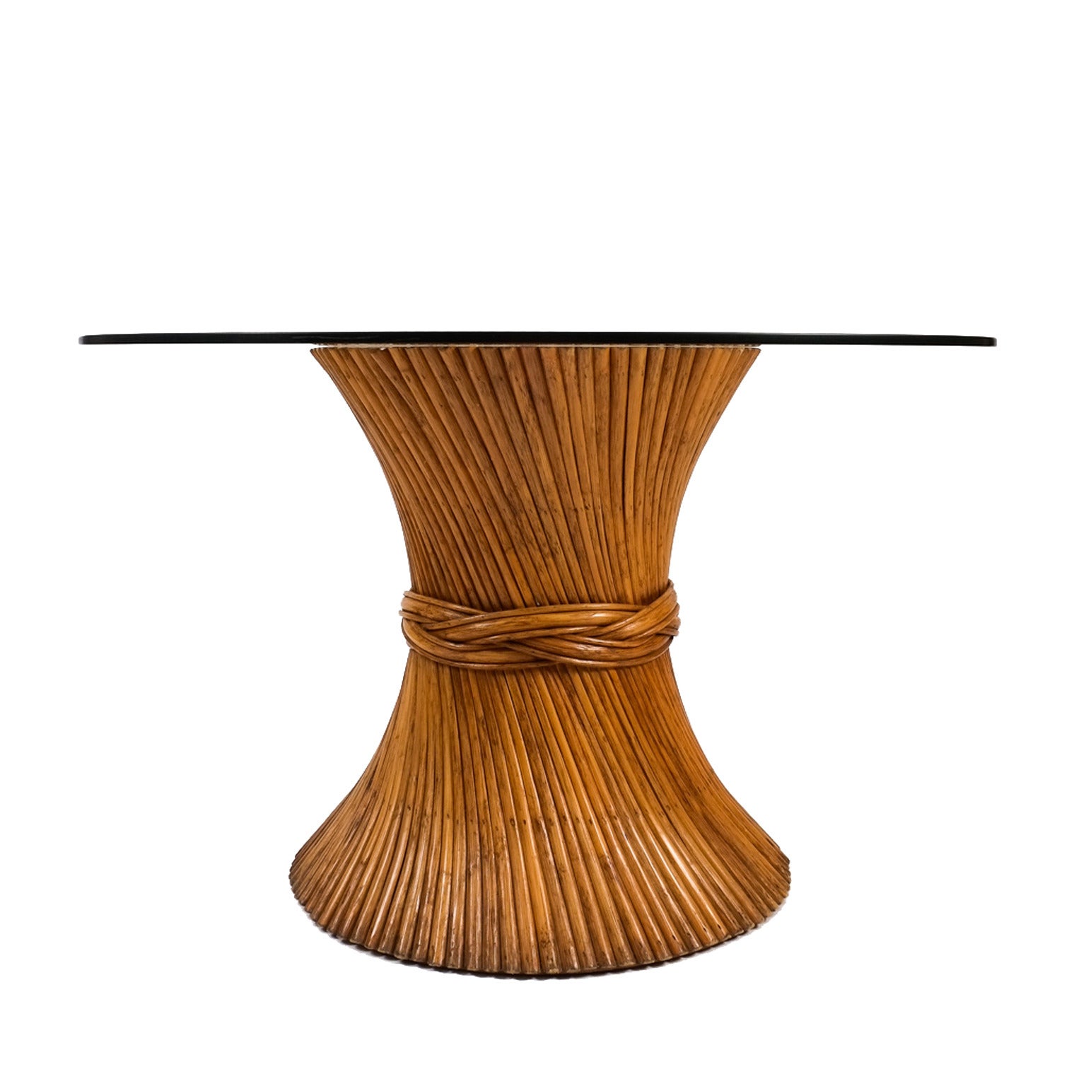 McGuire Sheaf of Bamboo Dining Table