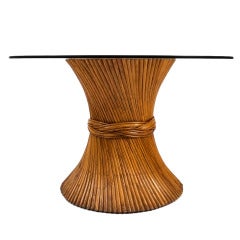 McGuire Sheaf of Bamboo Dining Table