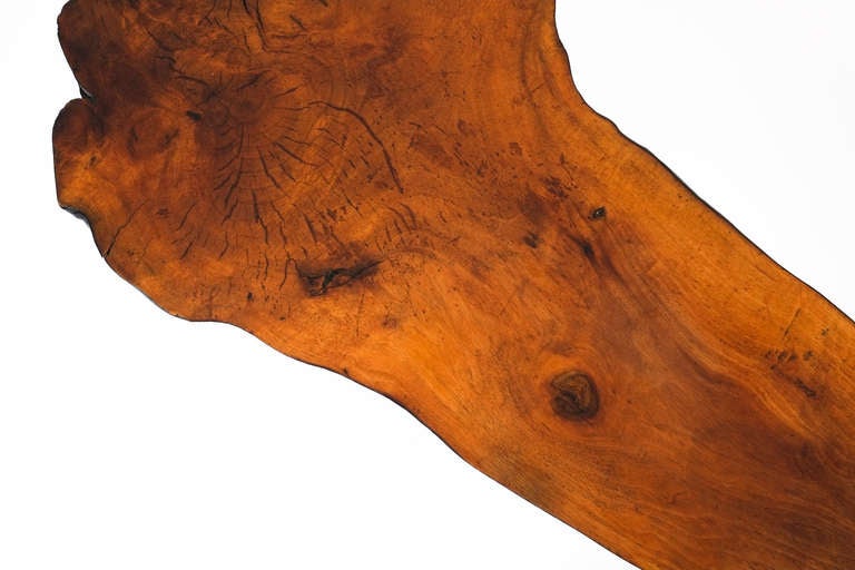 Large Tree Trunk Table Attributed To Carl Aubock 3