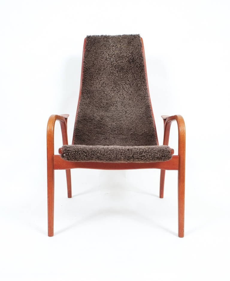 Mid-Century Modern Swedese Lamino Lounge Chair Designed by Yngve Ekström