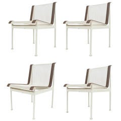 Set of Four Richard Schultz Outdoor Lounge Chairs by Knoll