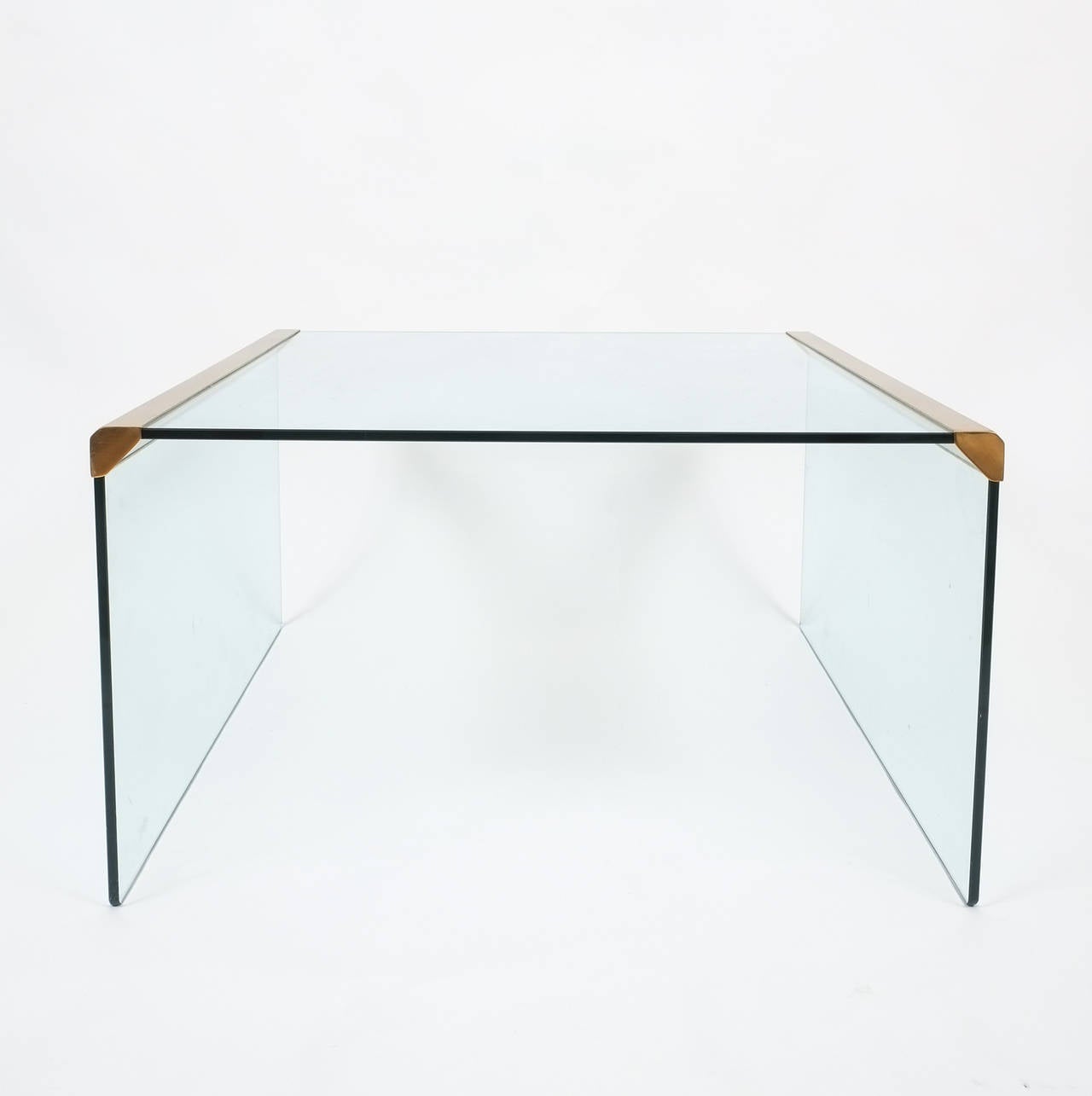 Late 20th Century Italian Clear Glass Coffee Table by Pierangelo Galotti for Galotti & Radice, 1970 For Sale
