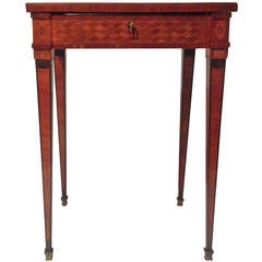 Antique 19th Century French Wooden Coffee Table Rose Napoleon III