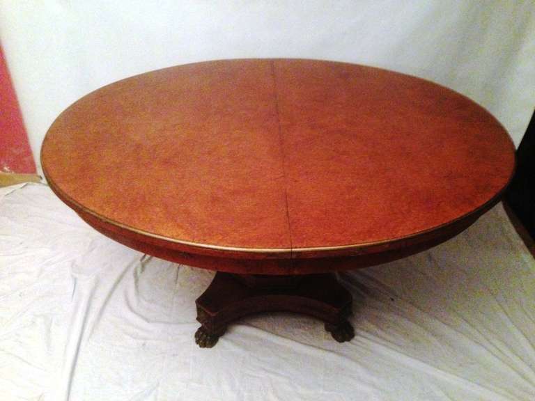 19th Century French Extension Table with Good Original Bronze